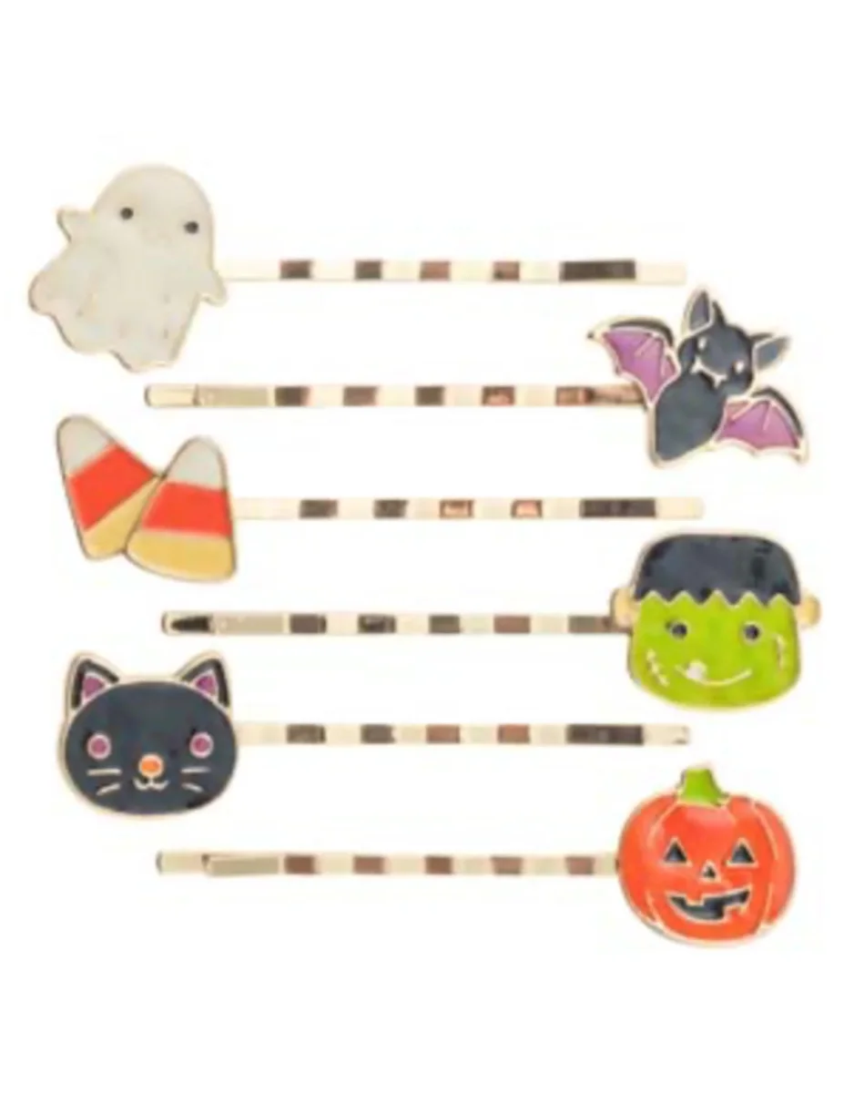 Pinces à cheveux en émail - Halloween - Stephen Joseph - Boutique Maman & Bébé – Produits Essentiels au Quotidien 30 PCS Mignon Pince à Cheveux Fille,3CM Barrettes Coloré,Mini Épingles à  Cheveux,Petite Snap BB,pour Bébés Enfants - Cdiscount Au quotidien