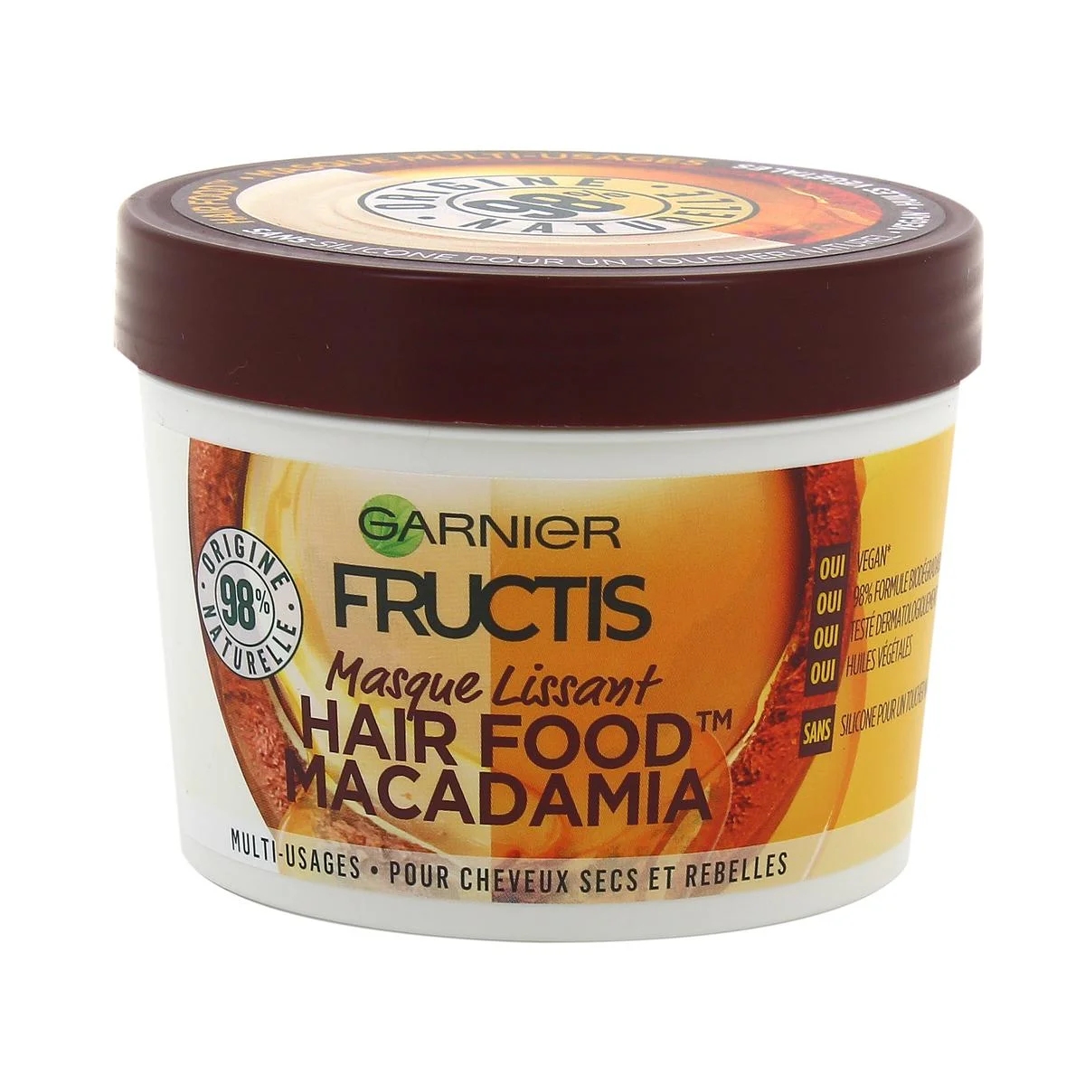 Garnier Fructis Hair Food Macadamia Masque Lissant 390 ml - Vins Rouges Harmonieux pour Chaque Occasion - {'count': 1, 'name': 'Moisture'}