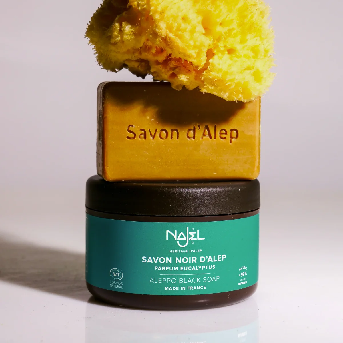 Savon noir eucalyptus Exfoliant naturelle peau Saldi Straordinari Offerte Speciali Disponibili Adesso