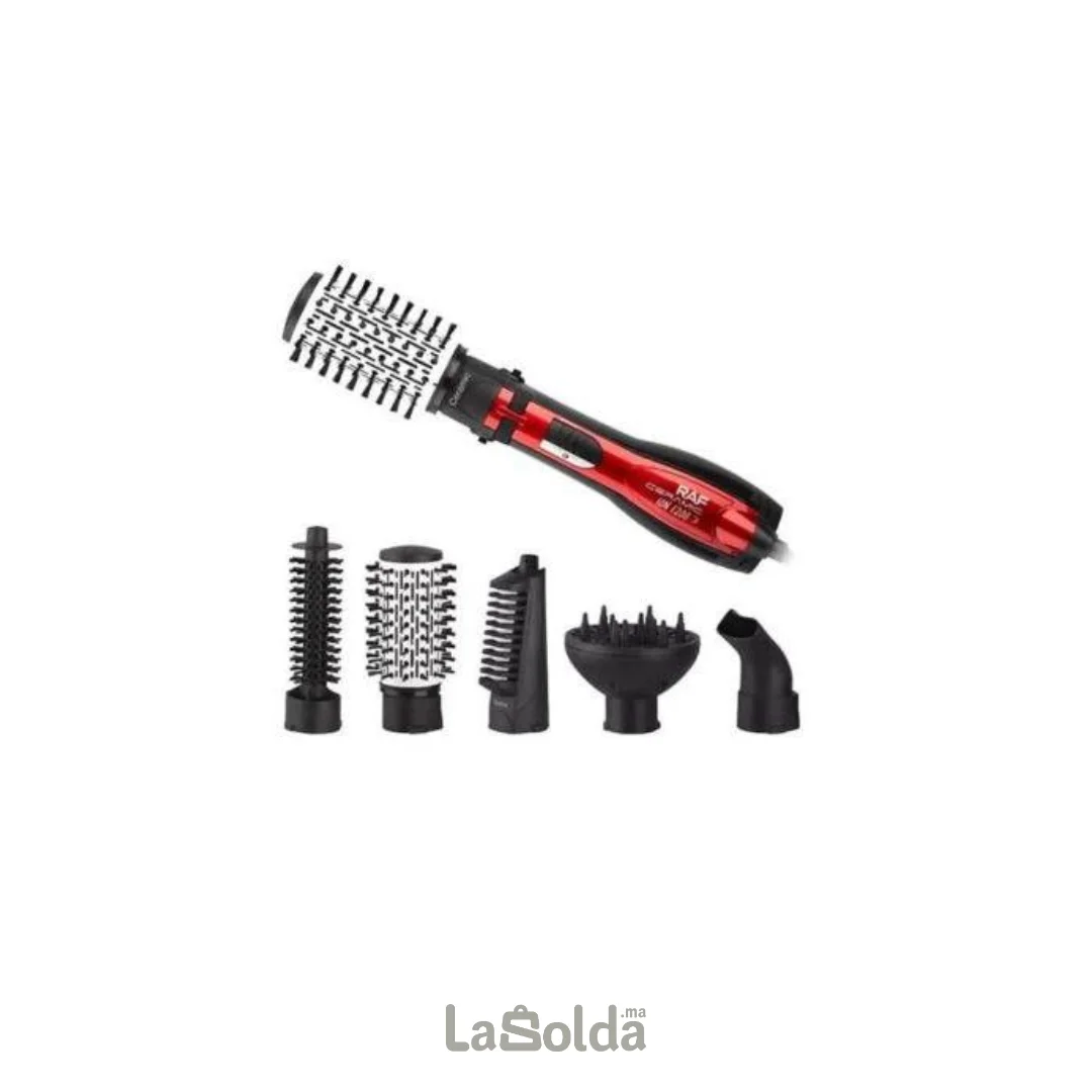 Brosse ampères soufflante 1000W ‘RAF ‘– Soin kératine & huile d’amande - Vins Rouges Harmonieux pour Chaque Occasion
