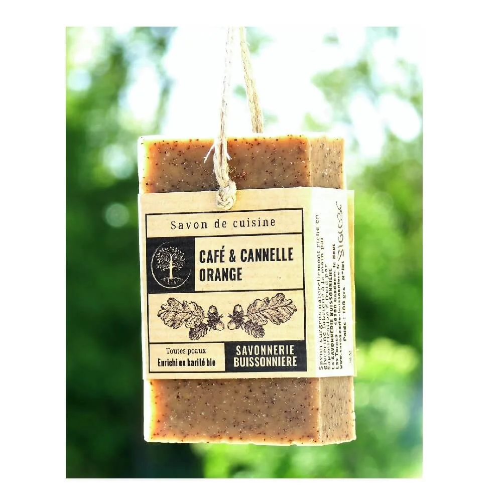 Savon de cuisine Café, Cannelle et Transition Orange Bio 100gr - Édition Limitée – L’Art de la Table Française en Promotion !