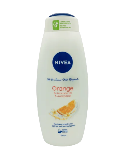 Nivea Soin De Bain Orange & Huile D’Avocat 750 ml - Gel Vins Rouges Harmonieux pour Chaque Occasion