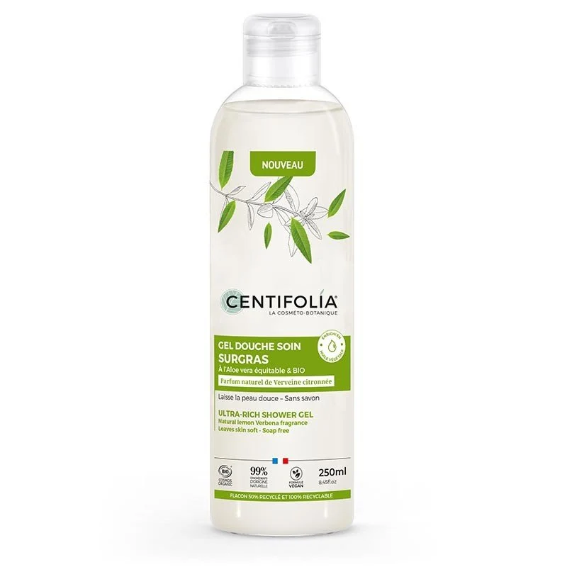 Gel Douche Soin Surgras Aloe Vera Bio 250 ml - Centifolia - Saldi Straordinari – Offerte Speciali Disponibili Adesso CENTIFOLIA | Gel Moussant Neutre | Nettoie en Douceur | Peaux Sensibles &  Réactives | Dès la Naissance | Visage, Corps & Cheveux | 98% Naturel | Bio  & Vegan | Fabrique en