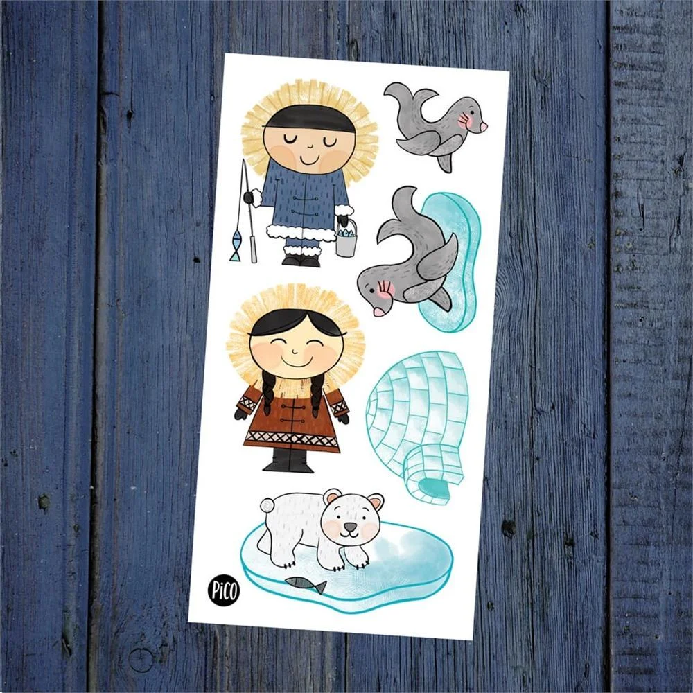 Pico Tatouage Tatouages Temporaires Banquise||Pico Tatouage Temporary Tattoos Boutique Bébé Ligne Soins Jouets Articles Maison
