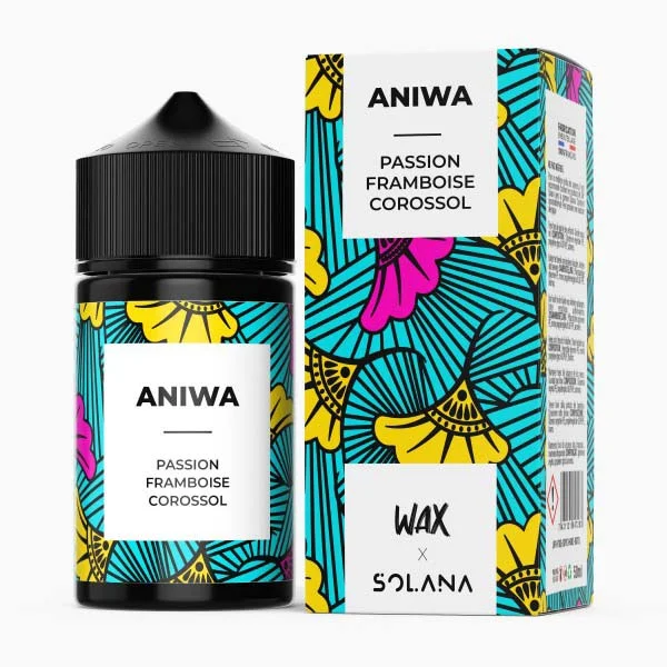 E-liquide Fruit de la Passion, Framboise & Corossol – Aniwa 50ml – Wax / Solana by - Saldi Straordinari – Offerte Speciali Disponibili Adesso