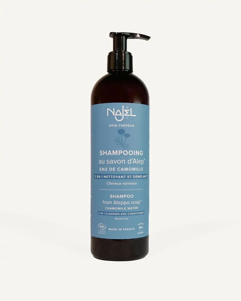 Shampooing pour cheveux normaux Garnier au savon d’Alep et eau de camomille 2 en 1 500 ml Najel - Saldi Straordinari – Offerte Speciali Disponibili Adesso