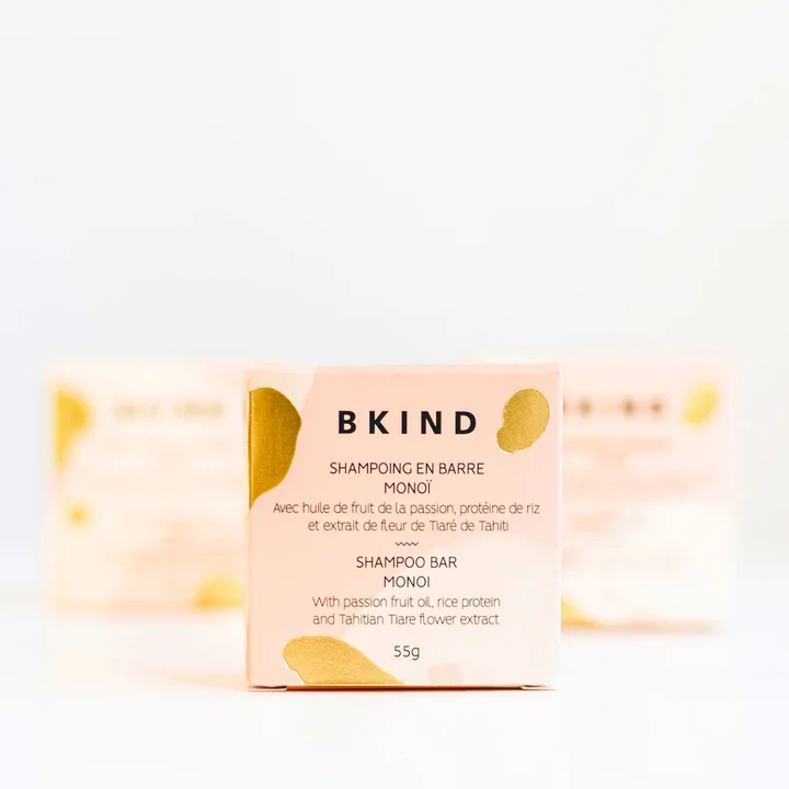 Shampoing en barre – Monoï – BKIND - ​Boulangerie-Pâtisserie | Pain Bar au Levain & Viennoiseries