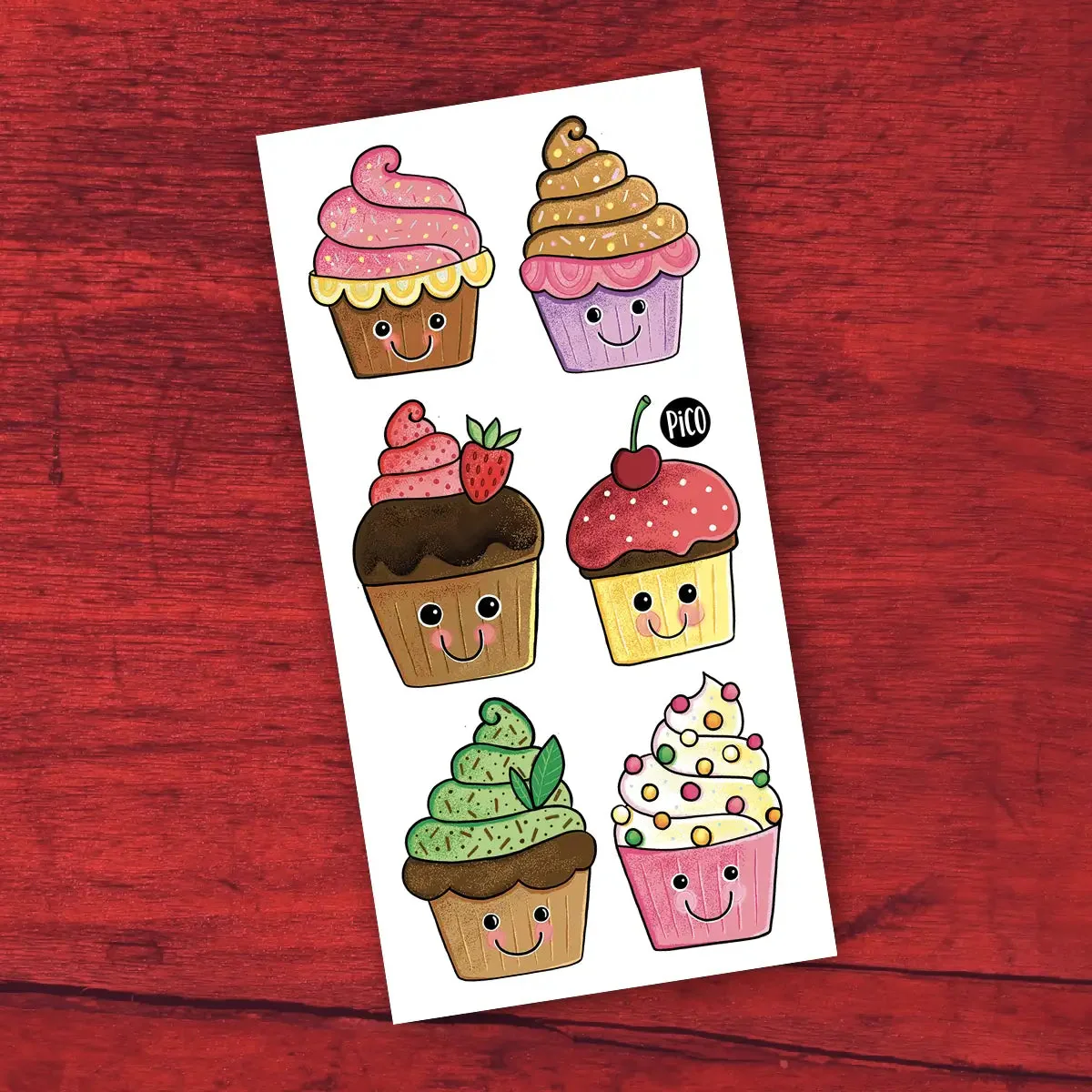 Pico Tatouage - Tatouages Temporaires - Petits Gâteaux || Pico Tatouage - Cupcakes - Boutique Bébé en Ligne : Soins, Jouets et Articles Maison Tatouages Temporaires en Vrac – PiCO Tatoo