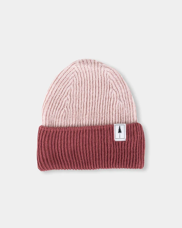Treeanie Ribbed Colorblock Italian Clay-Blush - Saldi Straordinari – Offerte Speciali Disponibili Adesso - Chapeau