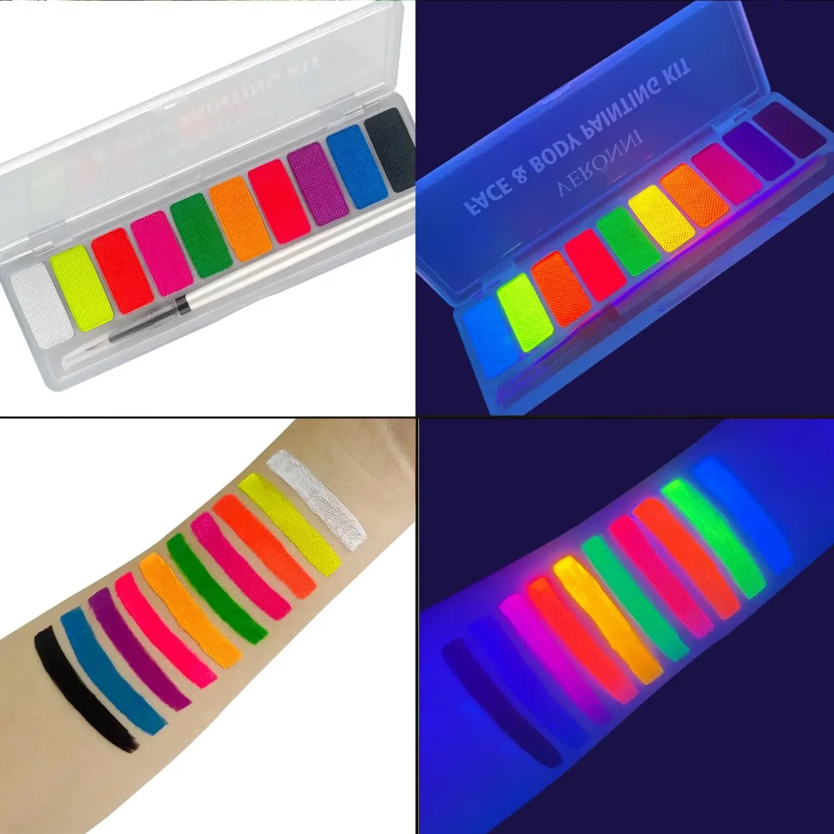Maquillage Peinture Fluorescente Néon Boutique Bébé Ligne Soins Jouets Articles Maison