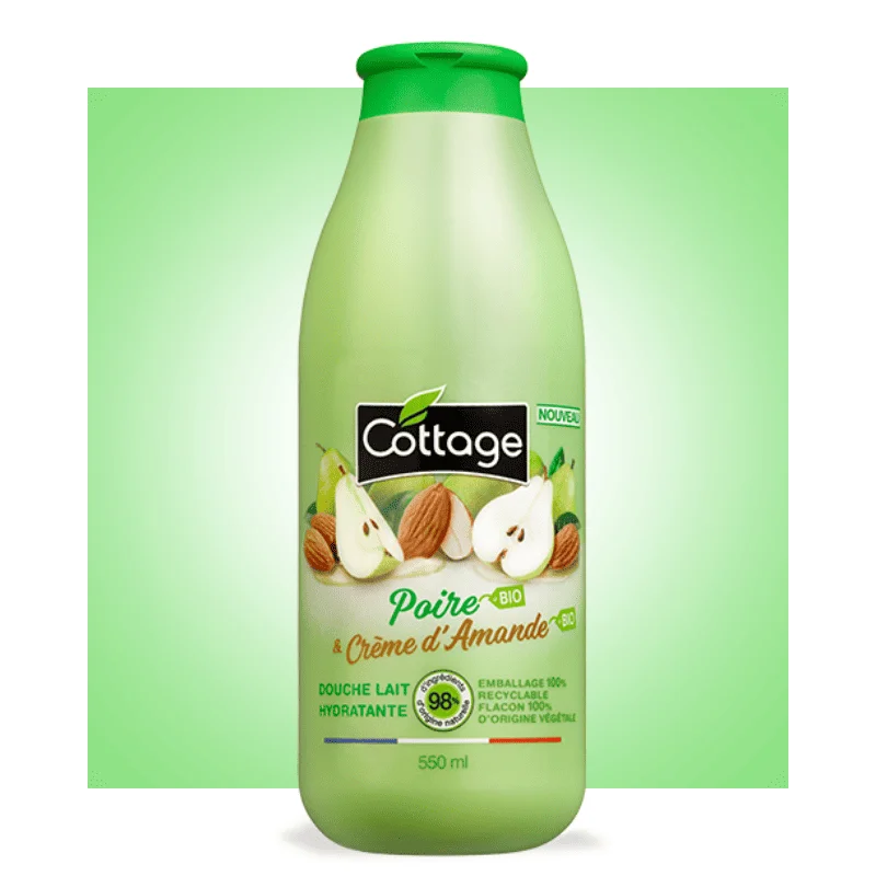 Gel de Ducha Leche Hidratante – Pera Bio y Crema de Almendra Bio - Vins Rouges Harmonieux pour Chaque Occasion - {'count': 1, 'name': 'GC'}