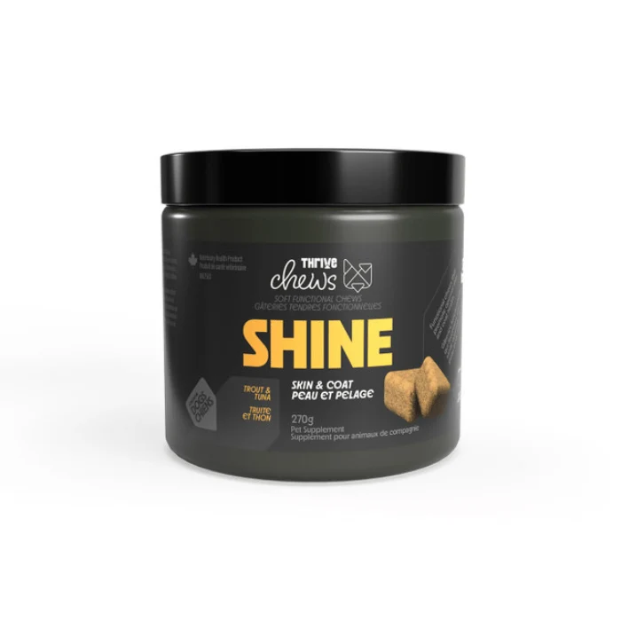 Thrive – Shine Peau & Pelage – 270g - Saldi Straordinari – Offerte Speciali Disponibili Adesso Peau & Palage, Compléments Alimentaires pour Votre Animal | Lamina Care