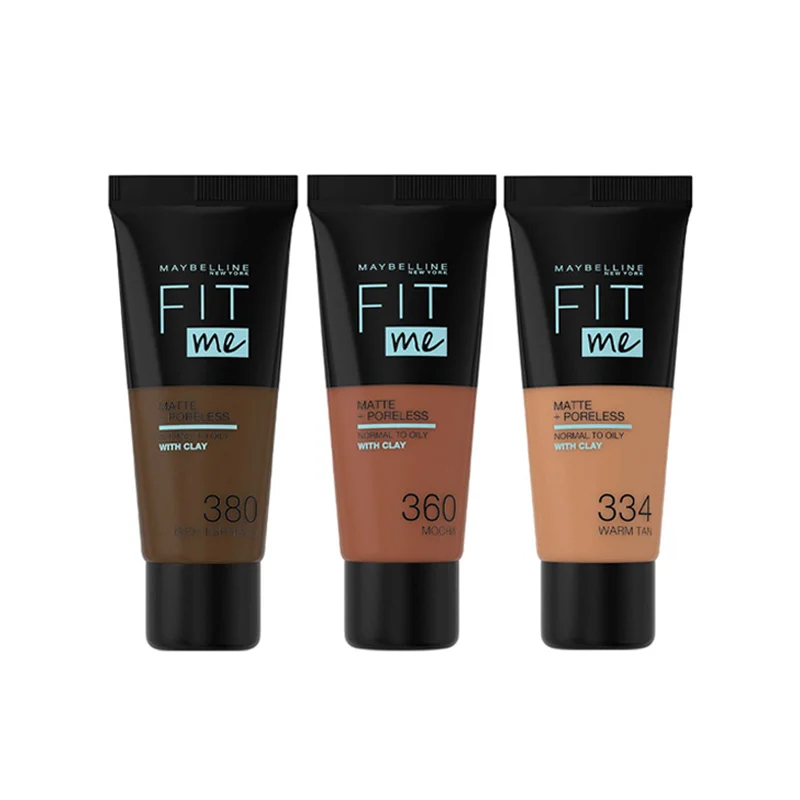 MAYBELLINE Fit Matte Poreless Fond Teint Fluide Peaux Normales Grasses ​Boulangerie Pâtisserie Pain Levain Viennoiseries