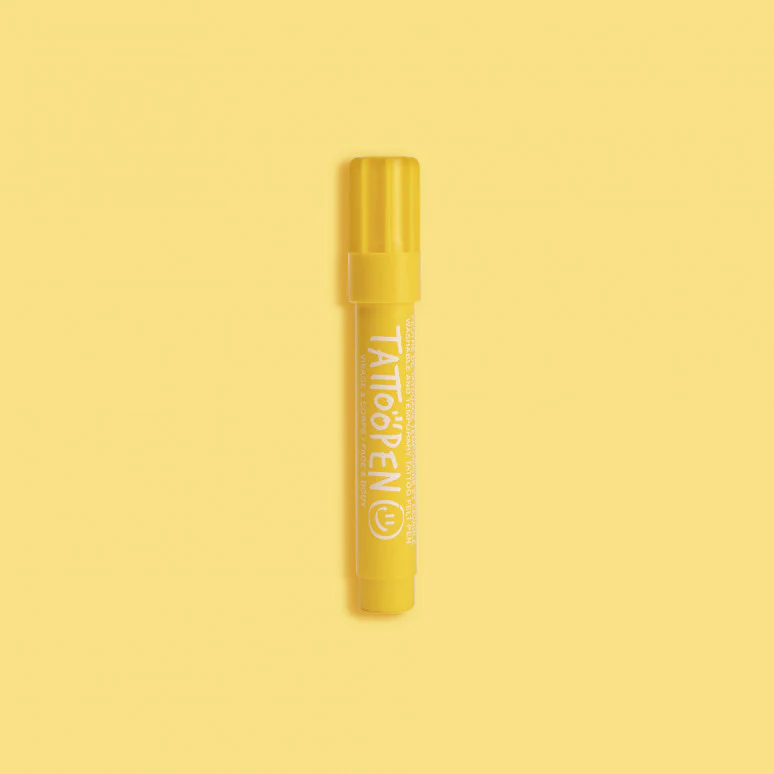 Nailmatic - Feutre de Tatouage Temporaire - Jaune||Nailmatic - Tattoo Pen - Yellow - Boutique Bébé en Ligne : Soins, Jouets et Articles Maison Tattoo pen | Blanc - Nailmatic - little cecile