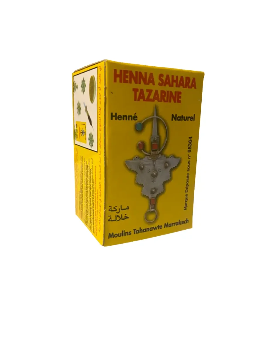 Henna sahara tazarine - henné naturel - حناء صحراء تزرين - Saldi Straordinari – Offerte Speciali Disponibili Adesso Henné en poudre neutre pour les cheveux 100% naturel – GOJI MAROC