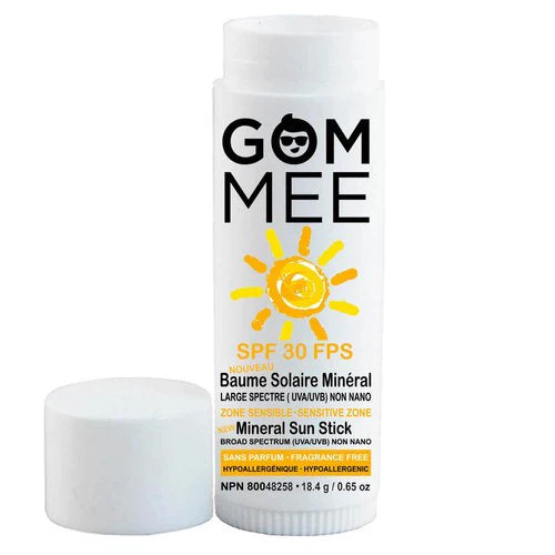 Gom-Mee - Baume Solaire Minéral||Gom-Mee - Mineral Sun Stick - Boutique Bébé en Ligne : Soins, Jouets et Articles Maison Sega toys spin masters zoobles-jouet arbre. - Label Emmaüs