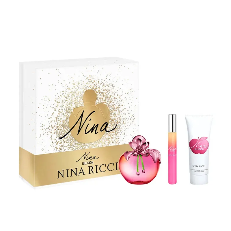 NINA RICCI Illusion Nina Coffret L’Eau signature de Parfum - ​Boulangerie-Pâtisserie | Pain au Levain & Viennoiseries