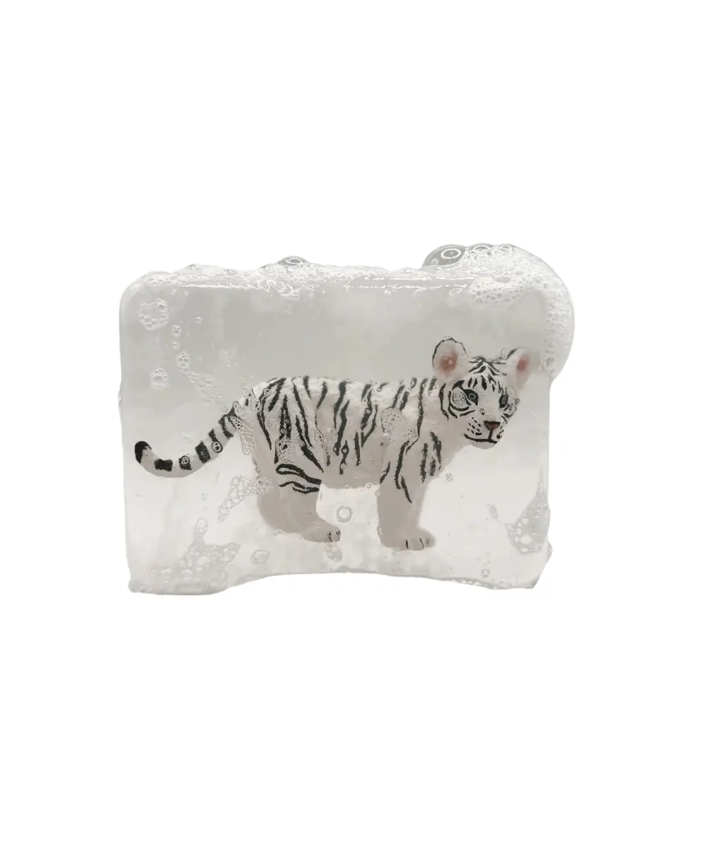 Savon artisanal Figurine Tigre Blanc | Ludi Soap - Univers maison et accessoires utiles pour une vie simplifiée savons – Beige Amande