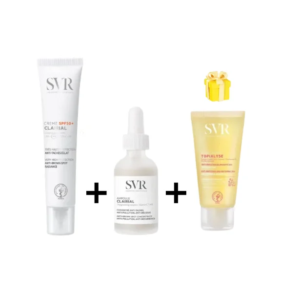 SVR AMPOULE CLAIRIAL ANTI-TACHE 30ML + ECRAN CLAIRIAL SPF50+50ML - ​Boulangerie-Pâtisserie | Pain au Levain & Viennoiseries​ - {'count': 2, 'name': 'Soin'}