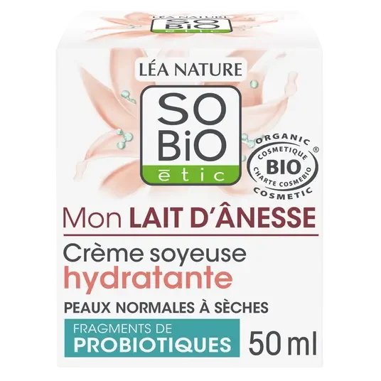 SOBIO Crème hydratante lait d’ânesse Bio ml E-shop mondial Produits durables modernes accessibles