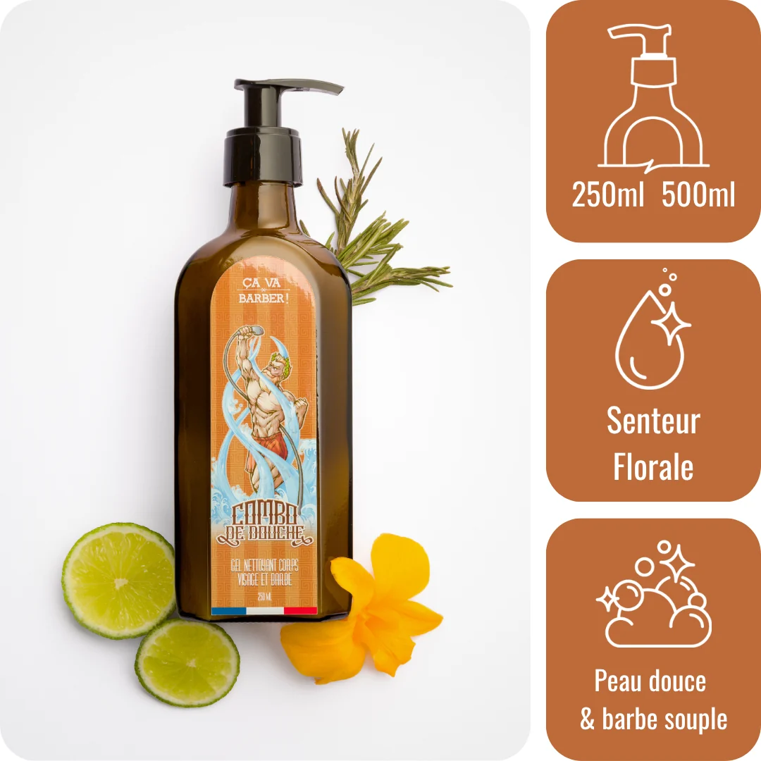 Combo de douche "à la Maximus" - Nettoyant barbe/visage/corps - Saldi Decathlon Straordinari – Offerte Speciali Disponibili Adesso