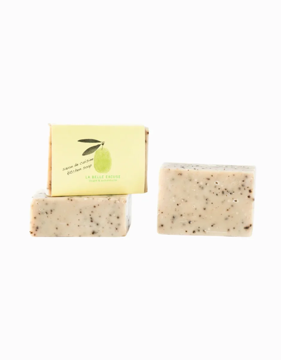 Savon de cuisine - Romarin, citron & café 65g - La belle excuse solution - Boutique Maman & Bébé – Produits Essentiels au Quotidien