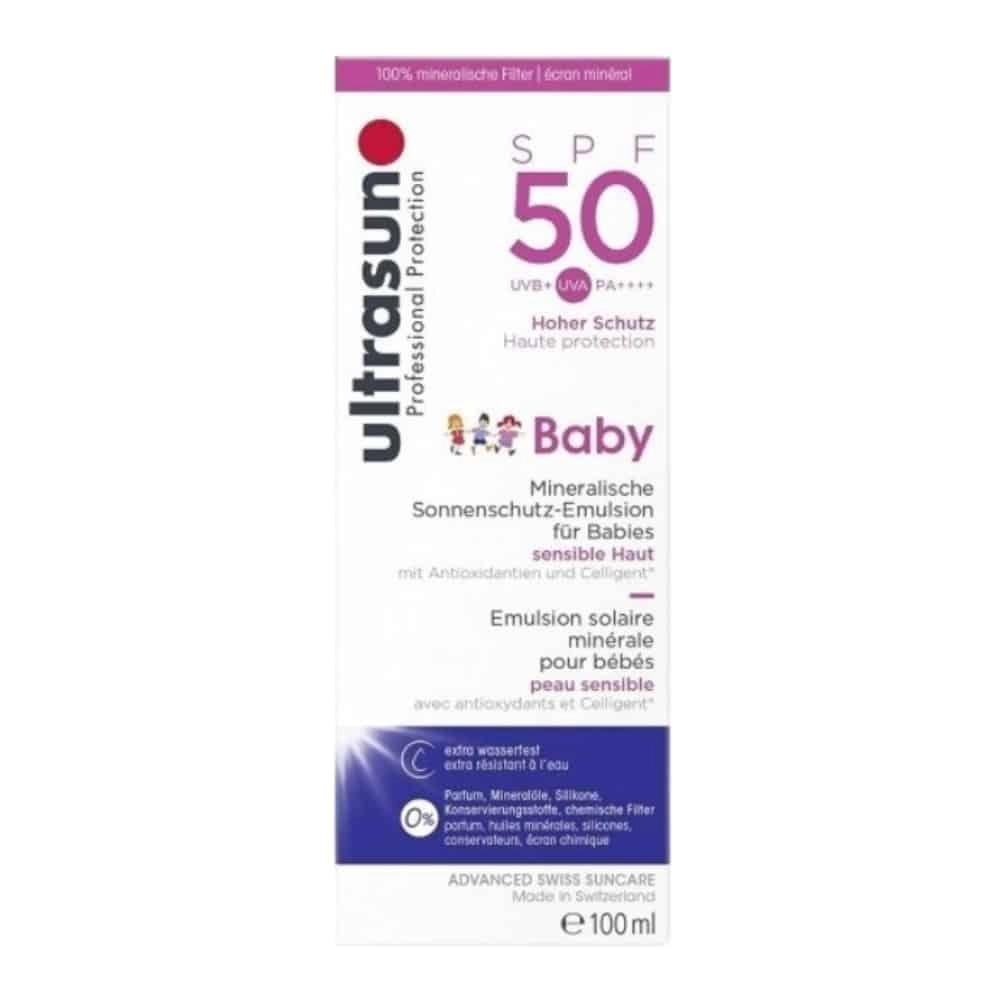 ULTRASUN – Baby Emulsion Solaire Minérale SPF50 – 50ml - Saldi Straordinari – Offerte Speciali Disponibili émulsion Adesso
