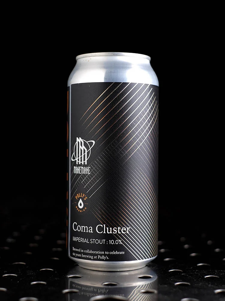 Polly’s x Makemake | Coma Cluster | Imperial Stout | 10% - Vins Rouges Harmonieux pour Chaque Occasion - Sans alcool