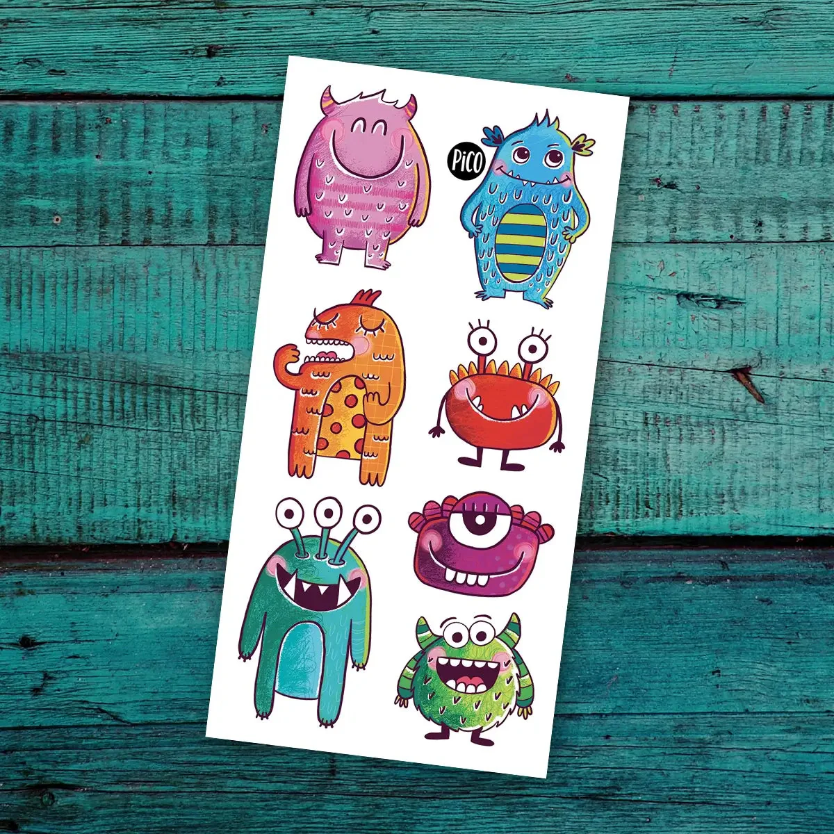 Pico Tatouage - Tatouages Temporaires Créatures||Pico Tatouage - Temporary Tattoo - Creatures - Boutique Bébé en Ligne : Soins, Jouets et Articles Maison - {'count': 2, 'name': 'PICO'}