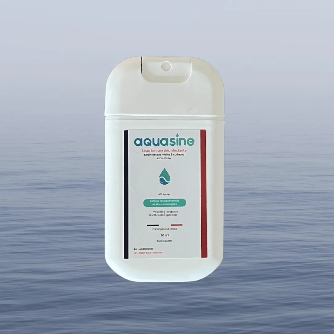 Spray d’eau désinfectante rechargeable Aquacard ​Drones Professionnels Grand Public Boutique Française
