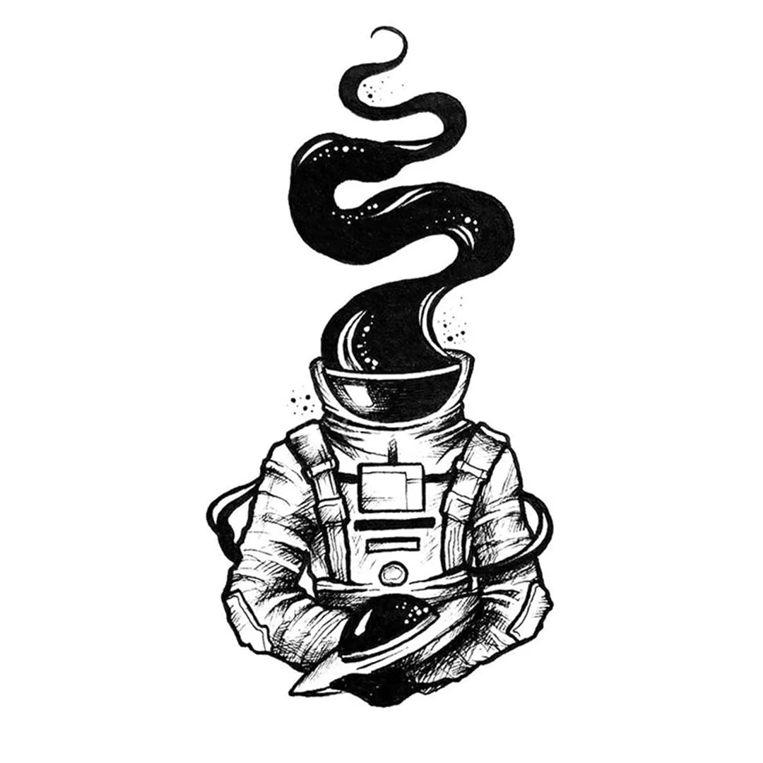 Tatouage Éphémère Astronaute Artistique - ​Drones Professionnels & Grand Public | Boutique Française​ Organized Chaos by Drone * Sub-style “Menos es mas” , Combination of Asian  inspired ink drawing, graphic design, and neo-expressionism distilled to  the essentials. One sitting,