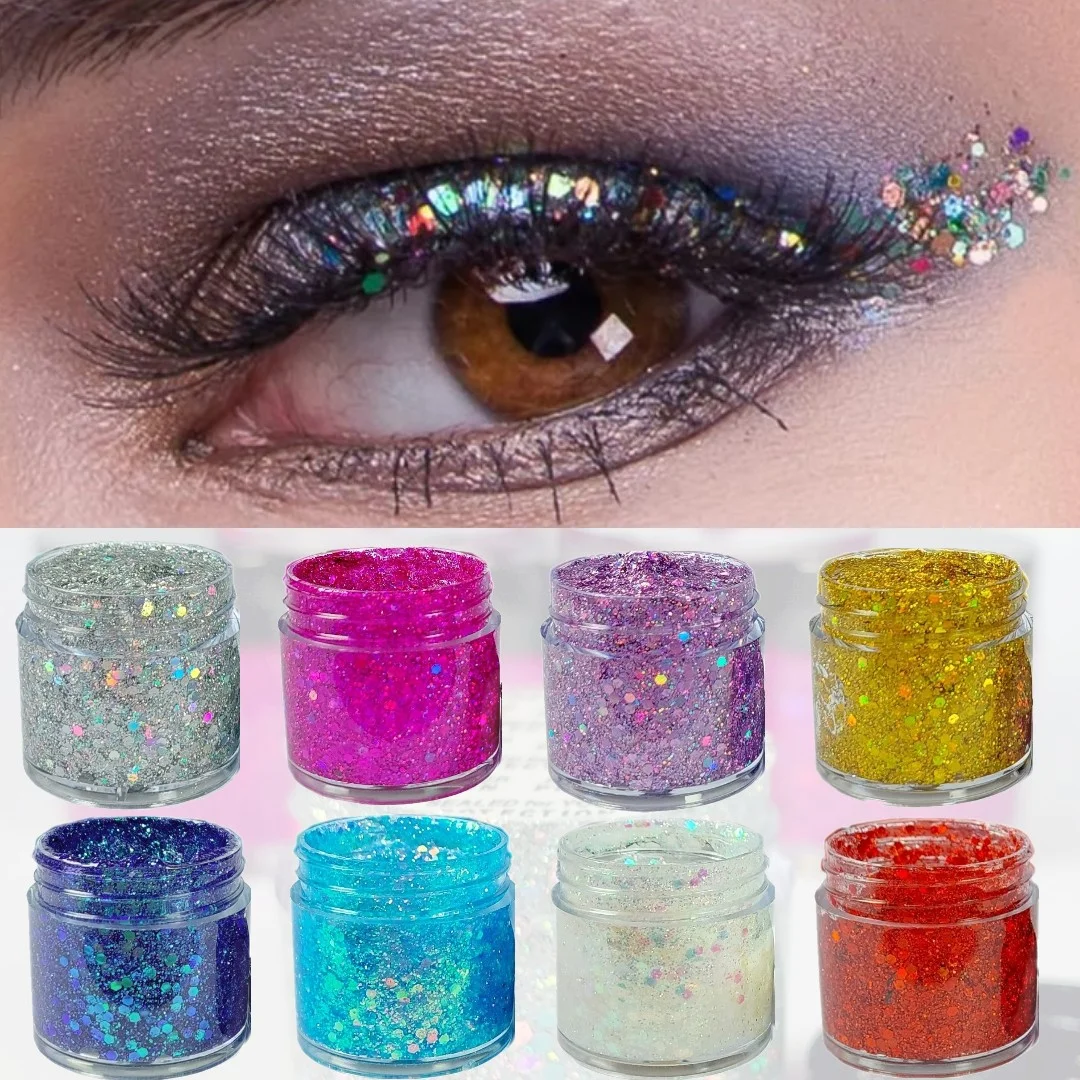Paillettes Gel Maquillage GLITTER PME-1 - Matériel sport pas cher – Meilleur rapport qualité-prix Kit Pailleté Couleur Douceur – Coffret maquillage pailleté visage & corps |  Si Si La Paillette