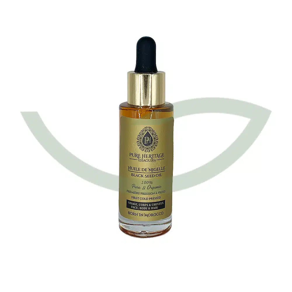 Huile de nigelle – 30ml – Pure Heritage Essaouira - ​Boulangerie-Pâtisserie | Pain au Levain & Viennoiseries​ - {'count': 1, 'name': 'Graine'}