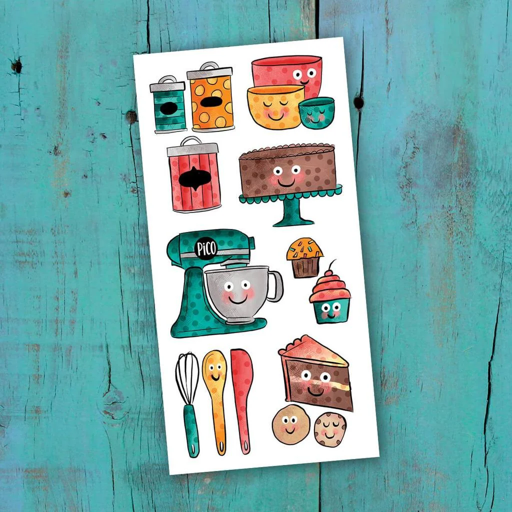 Pico Tatouage Lapin - Tatouages Temporaires - La Pâtisserie||Pico Tatouage - Temporary Tattoos - The Pastry - Boutique Bébé en Ligne : Soins, Jouets et Articles Maison