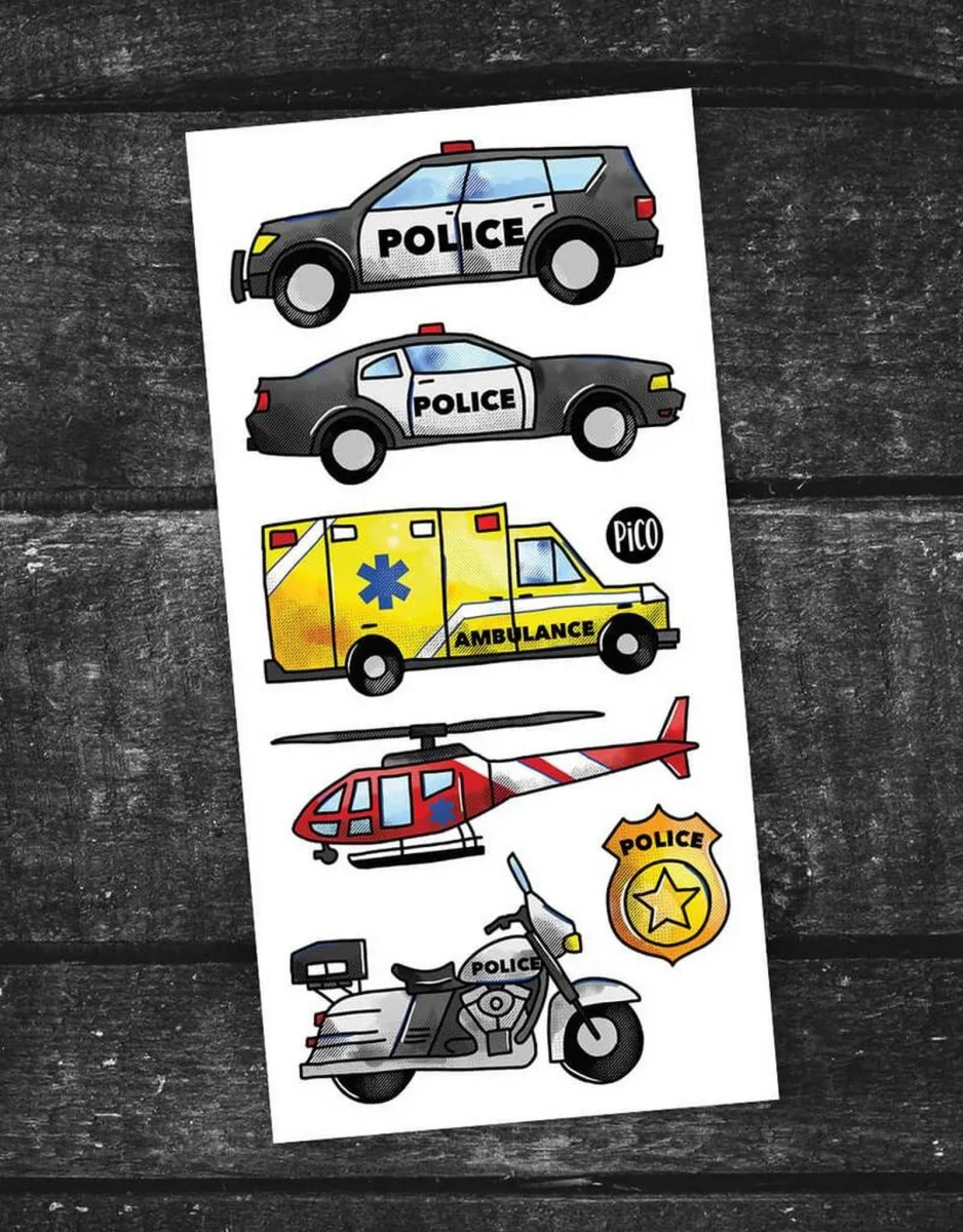 Tatouage - Urgence 911 - Pico - Boutique Maman & Bébé – Produits Essentiels au Quotidien - {'count': 2, 'name': 'Pansements'}