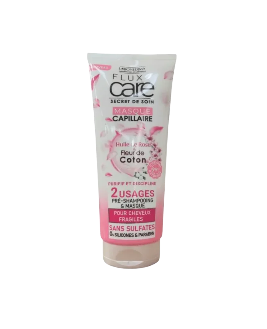 Flux Care Masque Capillaire Huile De Rose & Fleur De Coton 200 ml - Vins Rouges Harmonieux pour Chaque Occasion ✨❤️🌸Flux Care Oil Replacement – Soin capillaire sans rinçage 🦋✨ La gamme  qui répare, nourrit et protège tes cheveux au quotidien 🔥 💛 4 formules  adaptées selon le besoin du