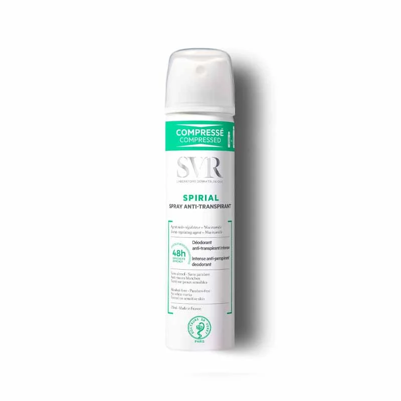 SVR Spirial Déodorant Spray Anti-transpirant Intense 48H - ​Boulangerie-Pâtisserie | Pain au Levain Pulvérisateur & Viennoiseries