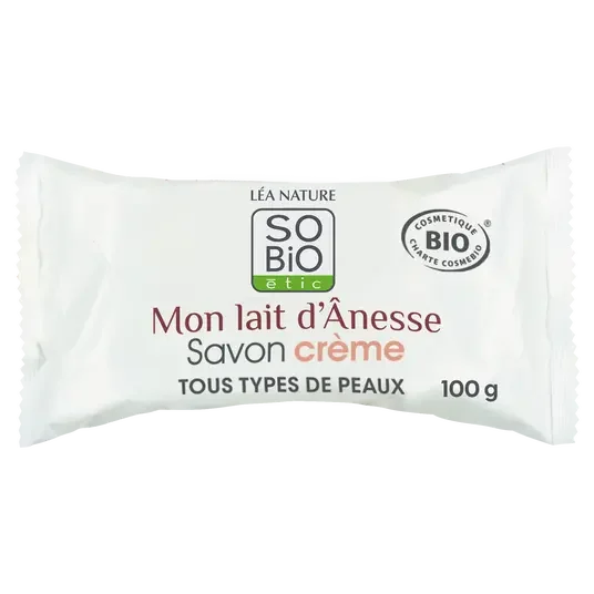 SOBIO Savon crème lait d’ânesse Bio grs E-shop mondial Produits durables modernes accessibles