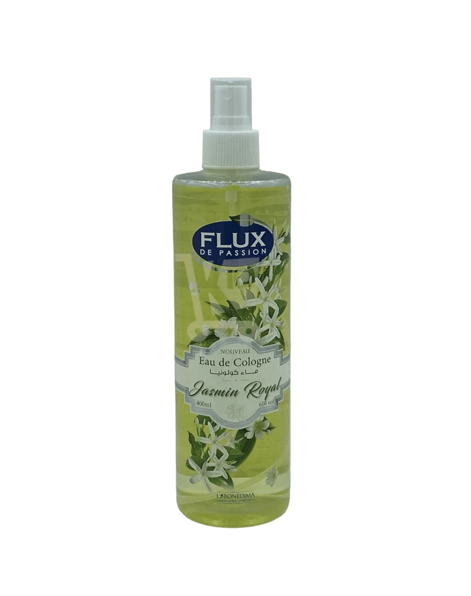 Flux Eau De Cologne Jasmin Royal 400 ml - Vins Rouges Harmonieux pour Chaque Occasion - {'count': 1, 'name': 'Vente'}
