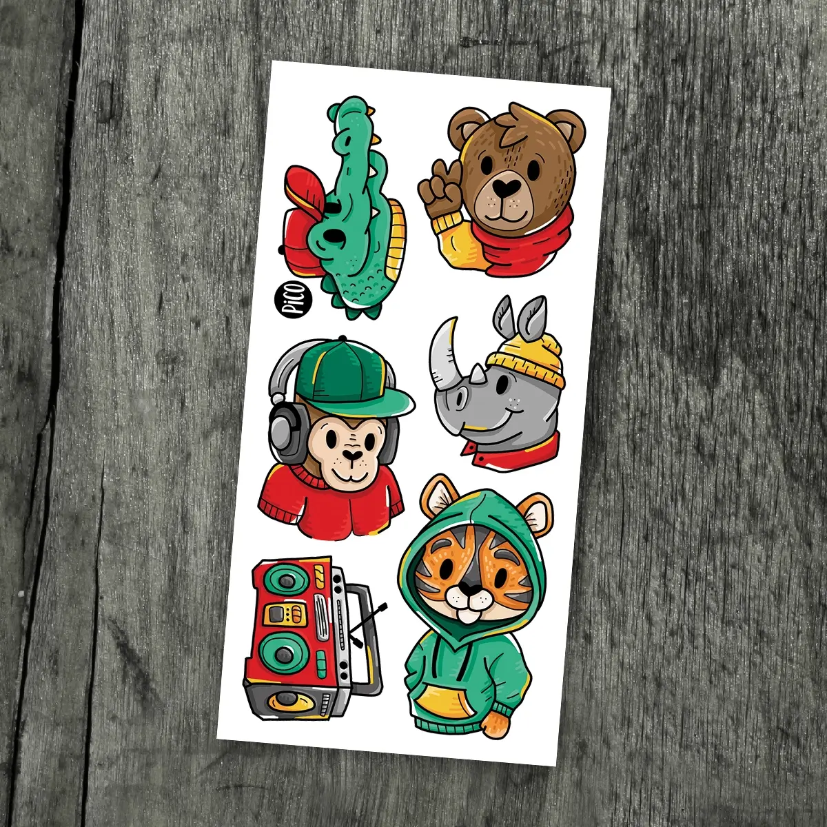 Pico Tatouage - Gang Cools|| Pico Tatouage - Cool Gang Lot - Boutique Bébé en Ligne : Soins, Jouets et Articles Maison