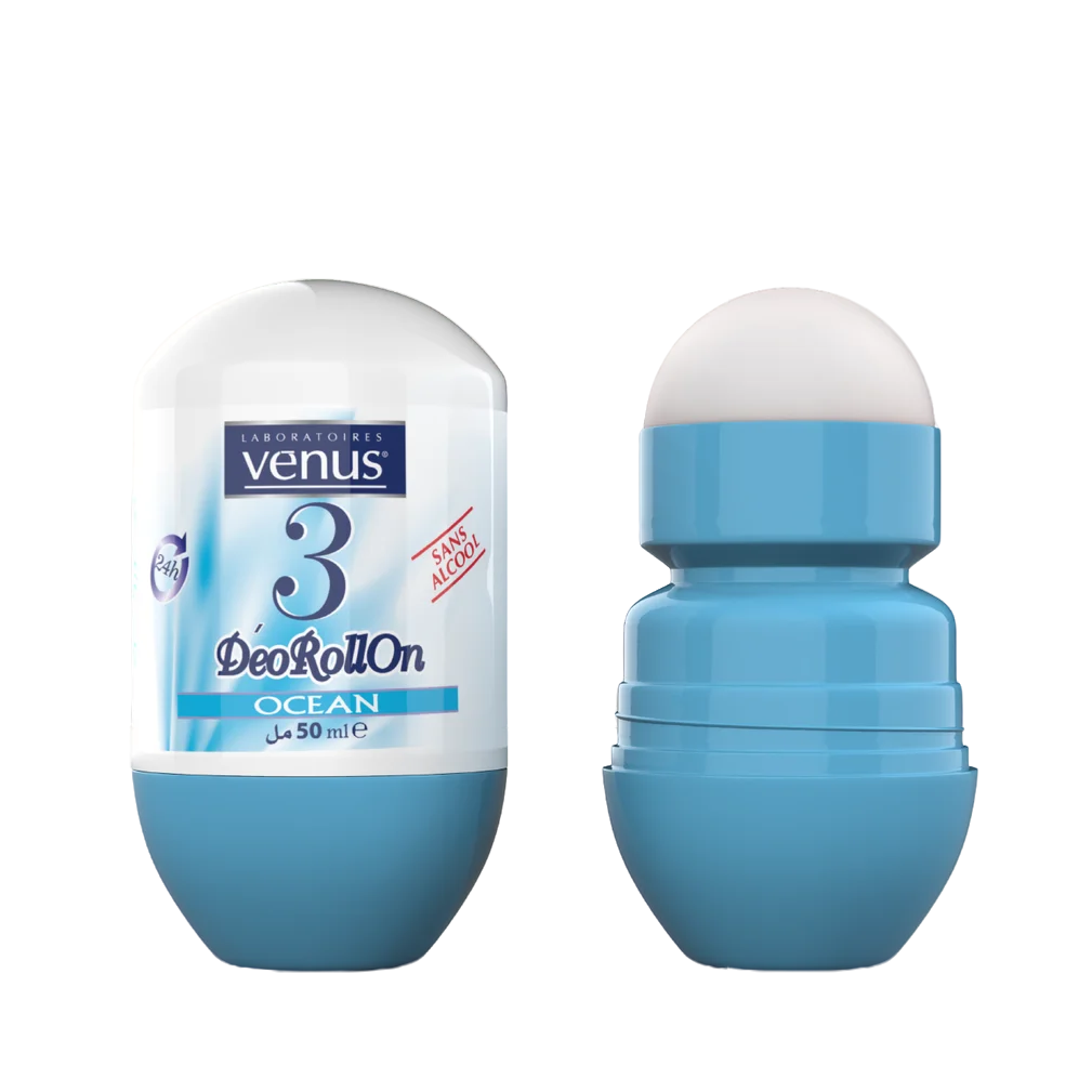 Venus Déodorant Roll-On uniques 3 Océan 50ml - Vins Rouges Harmonieux pour Chaque Occasion