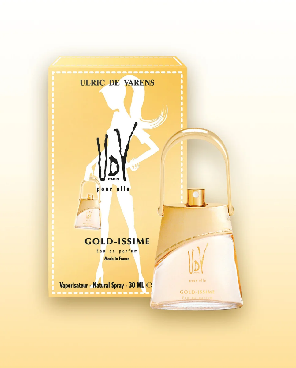 UDV Eau de parfum Gold-issime 30 ml - E-shop mondial – Produits durables, modernes et accessibles partout ULRIC DE VARENS - UDV Pour Elle - Chic-Issime Eau de Parfum - Floral Blanc  - Women's perfume - Spray - Made in France - 75 ml : Amazon.fr: Beauty