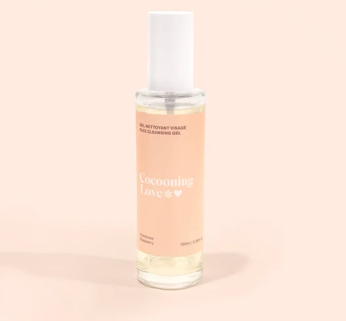 Gel nettoyant visage – Framboise – Cocooning Love - ​Boulangerie-Pâtisserie | Pain au Levain & Viennoiseries​ - {'count': 1, 'name': 'Inc'}