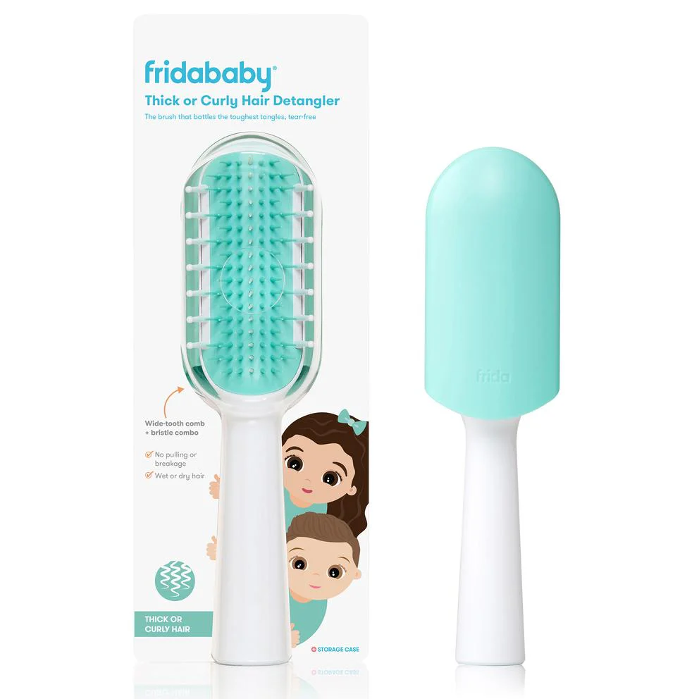 Fridababy - Brosse Démêlante pour Cheveux Épais ou Bouclé||Fridababy - Detangler - Thick or Curly Hair Store - Boutique Bébé en Ligne : Soins, Jouets et Articles Maison