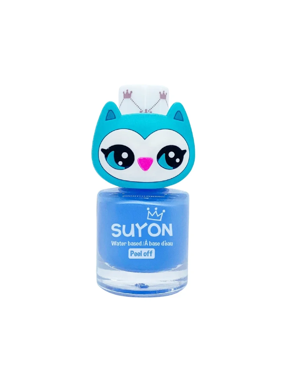 Vernis à ongles avec bague - Hibou - Bleu- Suyon - Boutique Maman & Bébé – Produits Essentiels au Quotidien - Faux ongles
