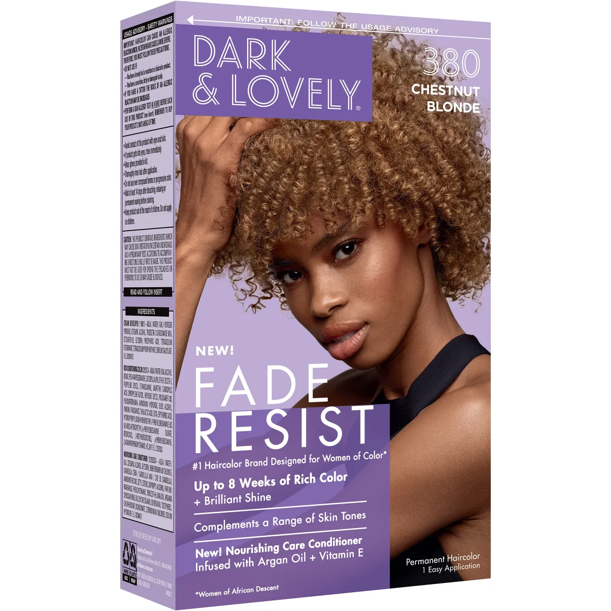 DARK & LOVELY ≡ Coloration Blond Châtaigne N°380 Carson - Saldi Straordinari – Offerte Speciali Disponibili Adesso