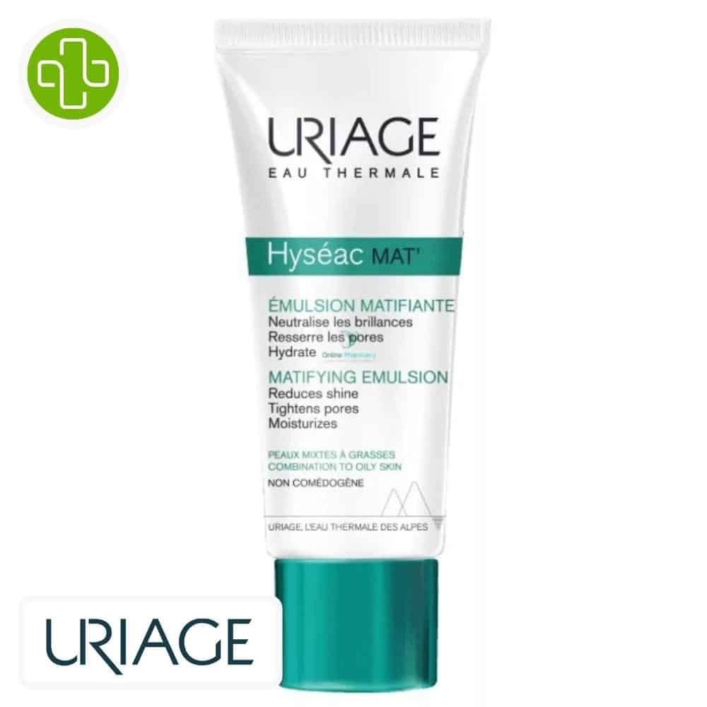 URIAGE – Hyséac Mat Emulsion Matifiante Anti-brillance – 40ml - Saldi Straordinari – Offerte Speciali Cleansing Disponibili Adesso