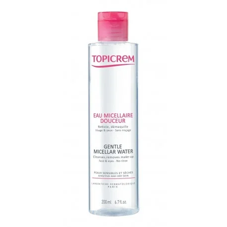 Topicrem Eau Micellaire Douceur Visage &Amp; Yeux 200ml - Saldi Straordinari – Offerte Speciali Disponibili Adesso TOPICREM CALM+ EAU MICELLAIRE APAISANTE, à la Glycérine et Allantoïne –  Topicrem France