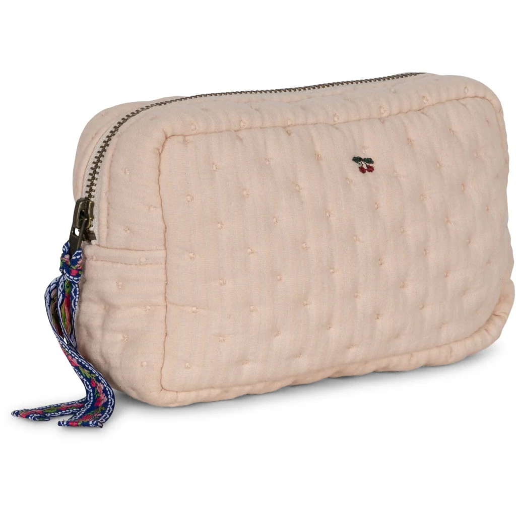 Konges Slojd Trousse Toilette Crépon Cameo Rose||Konges Slojd Small Toiletry Bag Seersucker Cameo Rose Boutique Bébé Ligne Soins Jouets Articles Maison