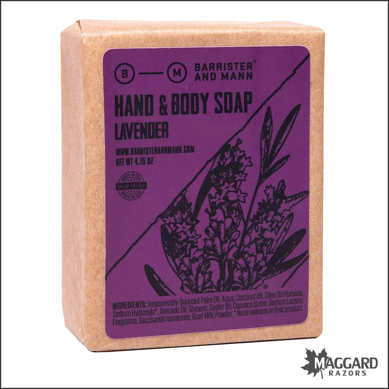 Barrister and Mann Lavender Hand and Body Soap, 4.75oz Oz - Saldi Straordinari – Offerte Speciali Disponibili Adesso